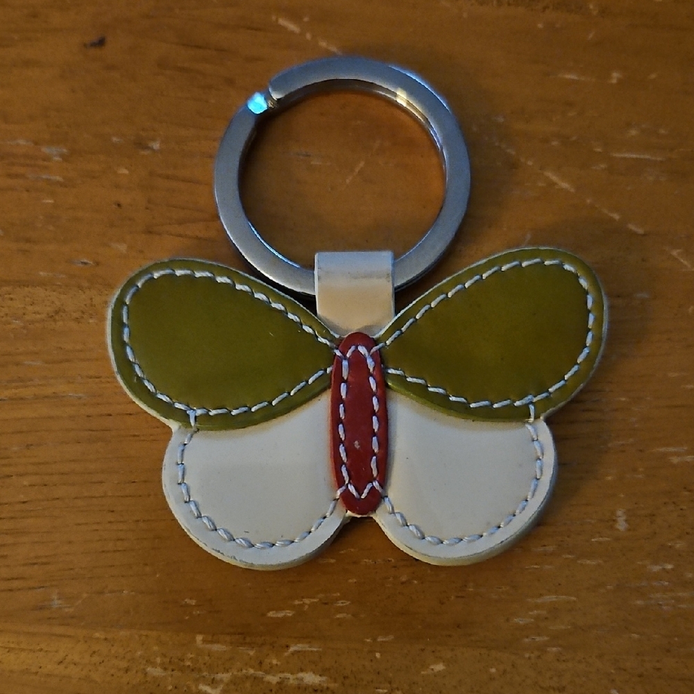 Coach Butterfly Keychain Bag Charm